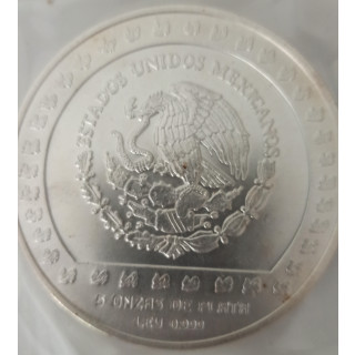 Moneta 5 oz srebrna Meksyk
