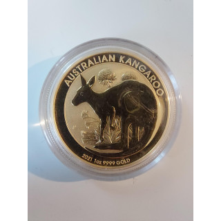 Złota moneta 1oz Australijski kangur 2021 1szt.