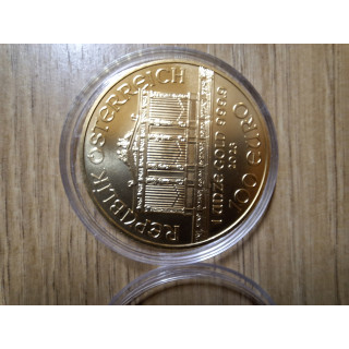 Złote monety: Wiedeński Filharmonik 1 oz - 5 szt, rocznik 2023